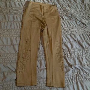 Hyba athletic cropped leggings black size XS